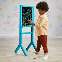 Discovery Kids Glow Easel Dual-Sided Art Station