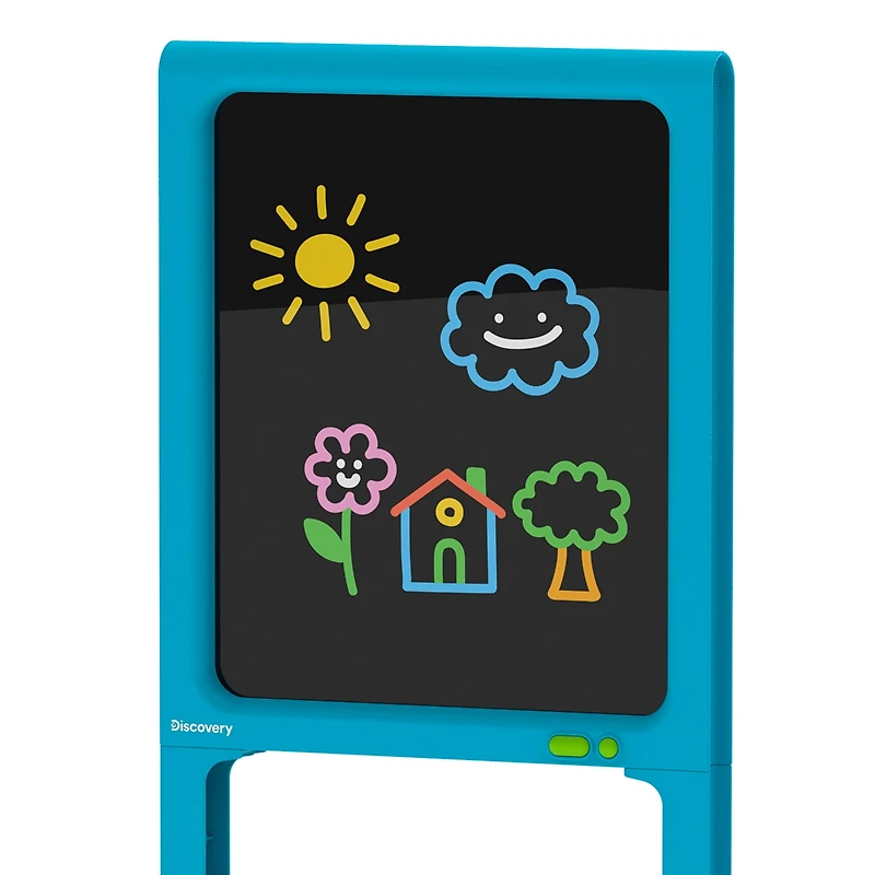 Discovery Kids Glow Easel Dual-Sided Art Station