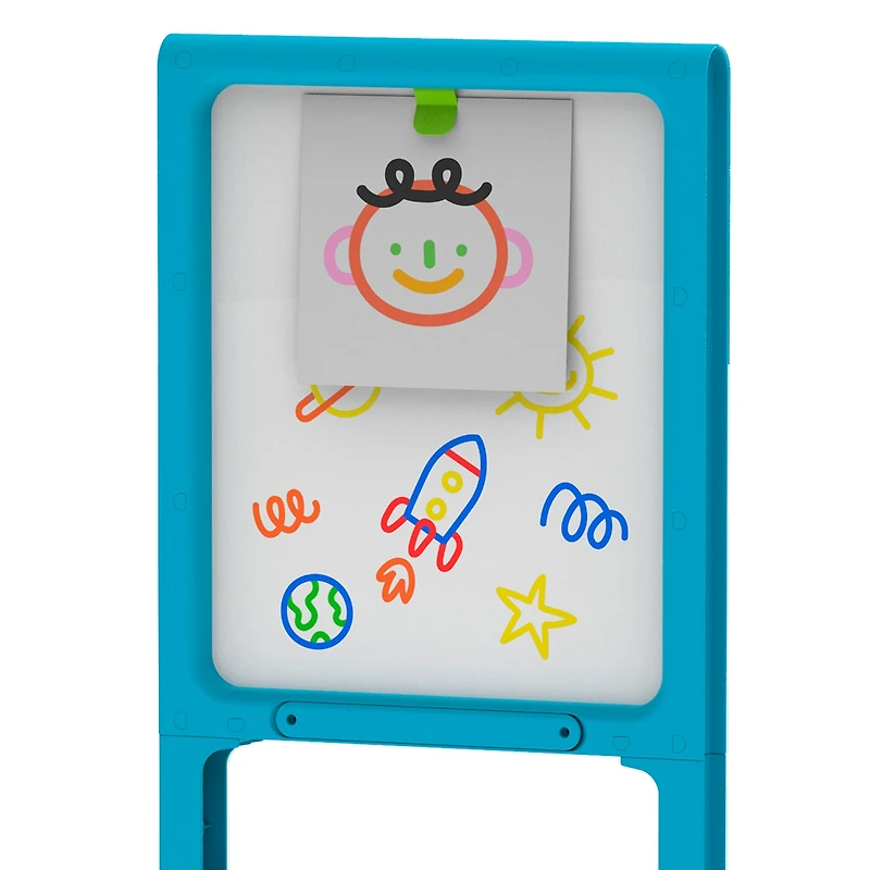 Discovery Kids Glow Easel Dual-Sided Art Station