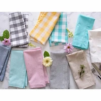 Design Imports Rose Solid Chambray 6-pc. Napkins
