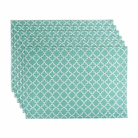 Design Imports Aqua Lattice 6-pc. Placemat