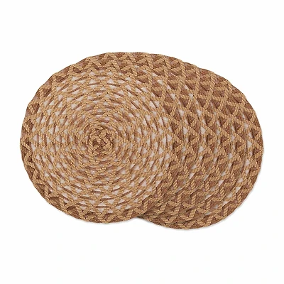Design Imports Natural Dahlia Woven Polyester 6-pc. Placemat