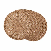 Design Imports Natural Dahlia Woven Polyester 6-pc. Placemat