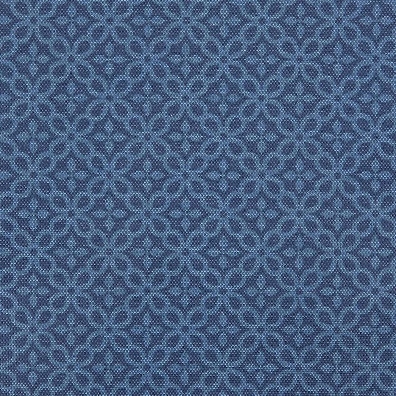 Design Imports French Blue Tonal Lattice Print Outdoor 6-pc. Placemat