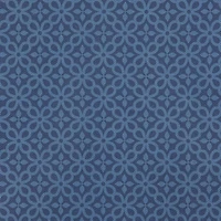 Design Imports French Blue Tonal Lattice Print Outdoor 6-pc. Placemat