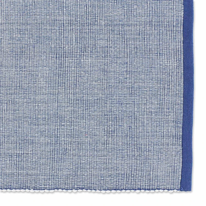 Design Imports French Blue Eco-Friendly Chambray Fine Ribbed 6-pc. Placemat