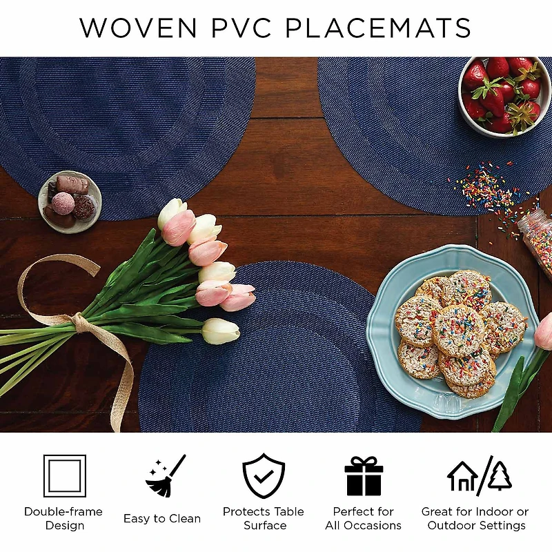 Design Imports Rectangle Doubleframe 6-pc. Placemat