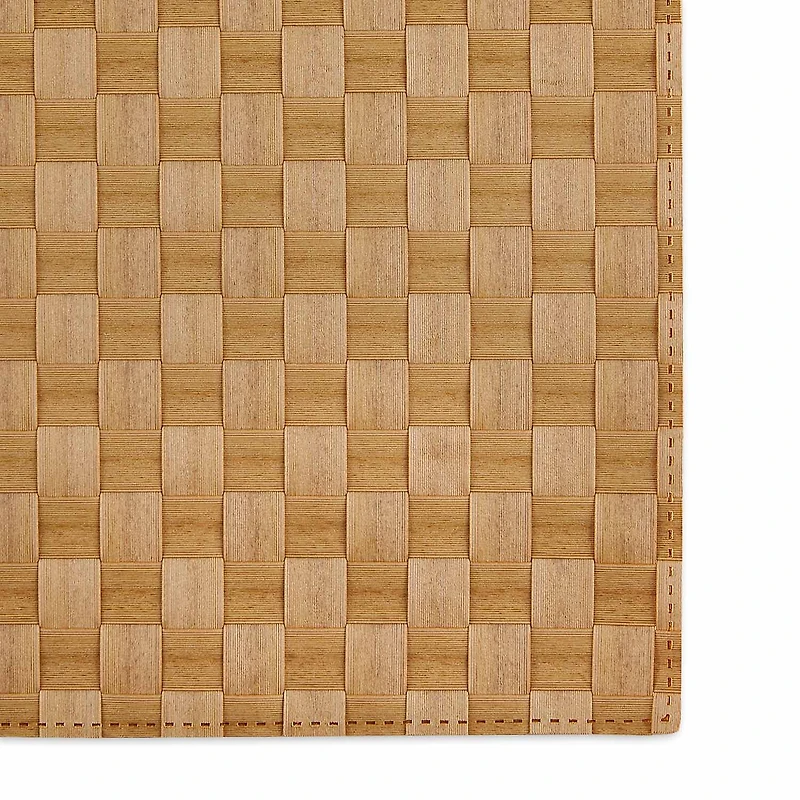 Design Imports Natural Basketweave Rectangle Woven 4-pc. Placemat
