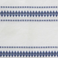 Design Imports Black Zig Dobby Stripe Table Runner