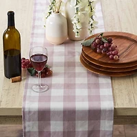 Design Imports Checkered Tabletop Table Runner