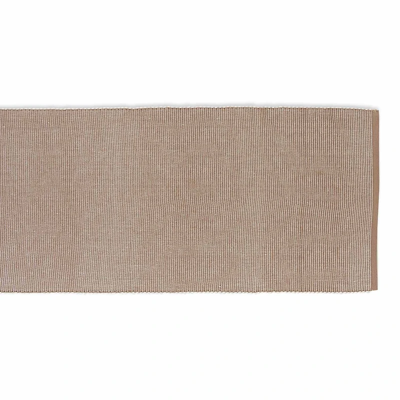 Design Imports Stonewash Blue/White 2-Tone Ribbed Table Runner