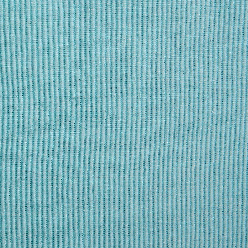 Design Imports Aqua/White 2-Tone Ribbed Table Runner