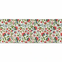 Design Imports Garden Floral Print Outdoor Table Runner