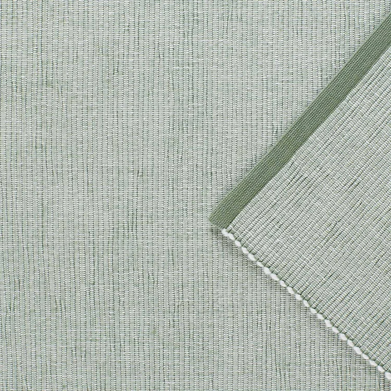 Design Imports Artichoke Eco-Friendly Chambray Fine Ribbed Table Runner