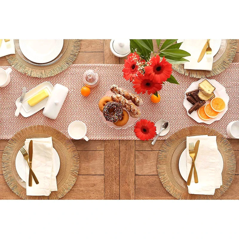 Design Imports Woven Basic Table Runner