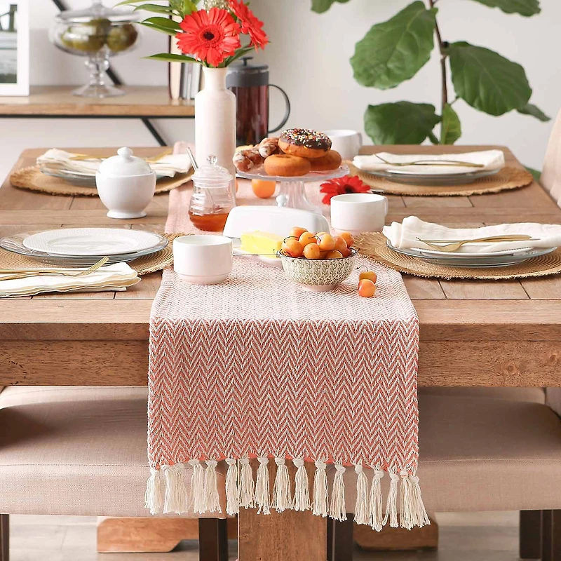 Design Imports Woven Basic Table Runner