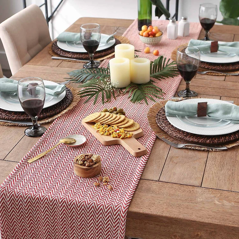 Design Imports Woven Basic Table Runner