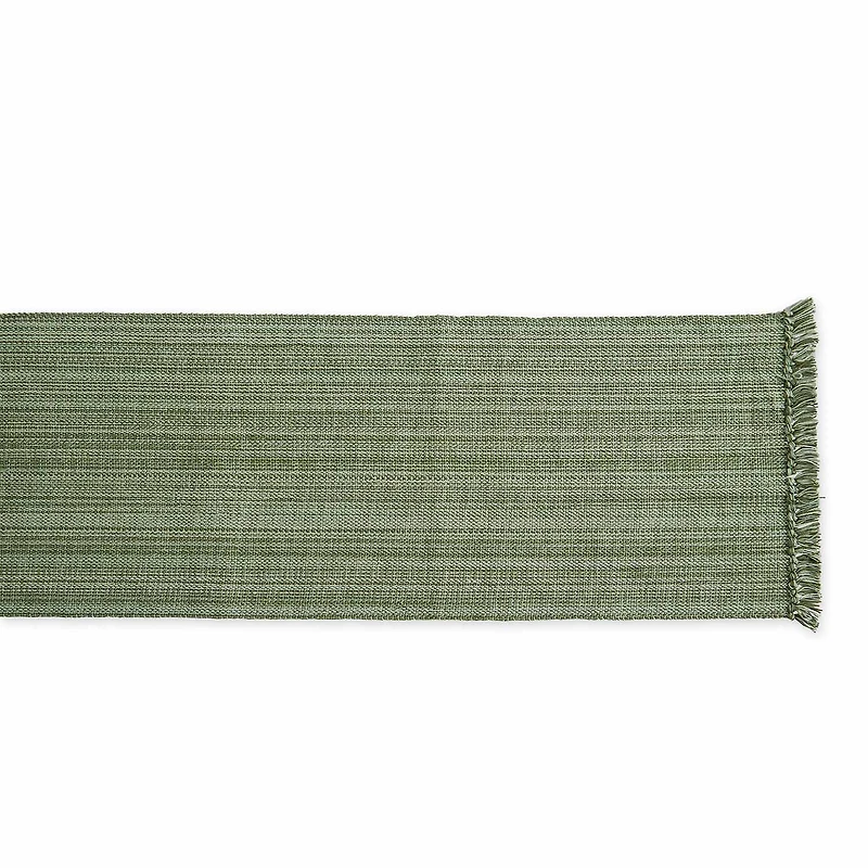 Design Imports Artichoke Variegated Fringe Table Runner