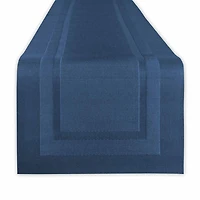 Design Imports Nautical Blue Pvc Doubleframe Table Runner