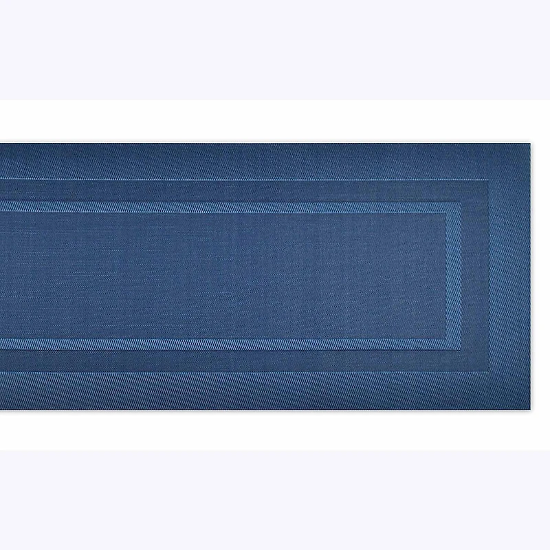 Design Imports Nautical Blue Pvc Doubleframe Table Runner