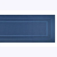 Design Imports Nautical Blue Pvc Doubleframe Table Runner