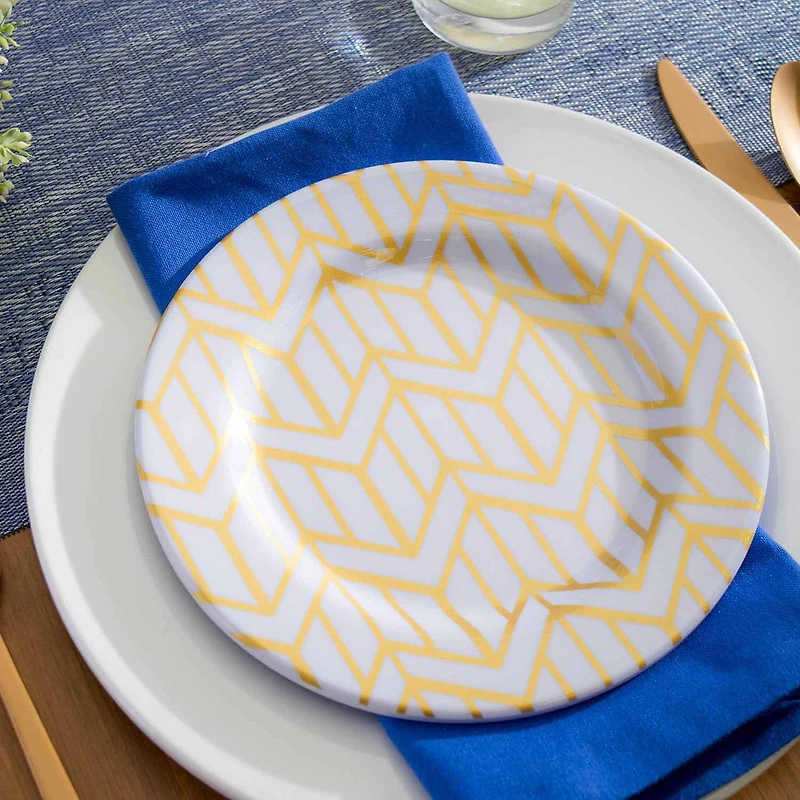Design Imports Space-Dyed Gray Pvc Table Runner
