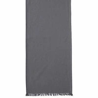 Design Imports Bright Green Solid Heavyweight Fringed Table Runner