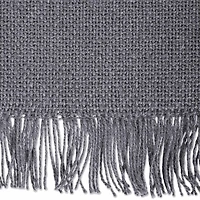 Design Imports Bright Green Solid Heavyweight Fringed Table Runner