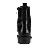 Journee Collection Womens Flat Heel Combat Boots