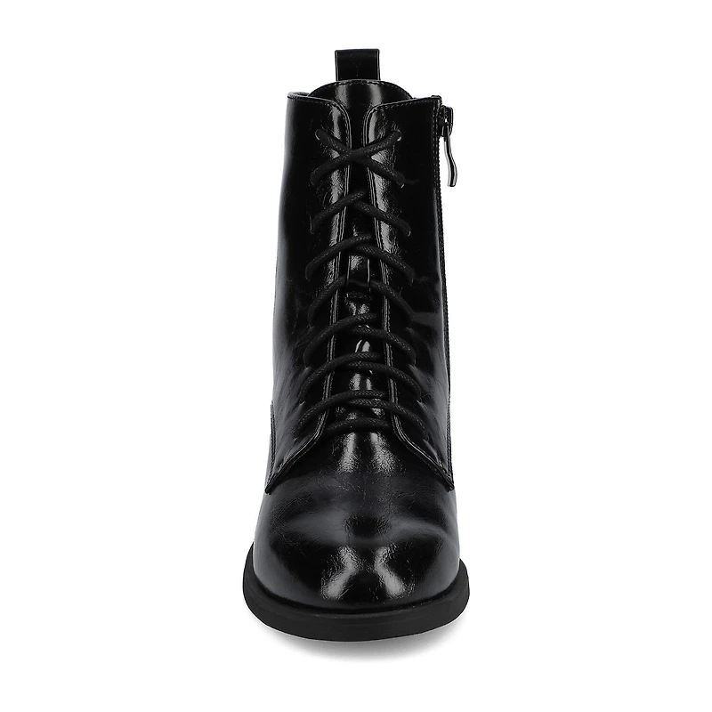 Journee Collection Womens Flat Heel Combat Boots