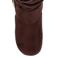 Journee Collection Womens Extra Wide Calf Flat Heel Riding Boots