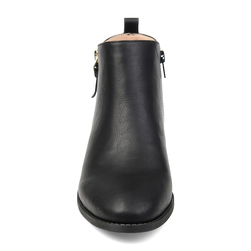 Journee Collection Womens Ellis Stacked Heel Booties