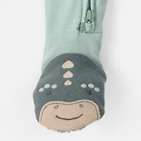 Carter's Baby Boys Footed Round Neck Long Sleeve One Piece Pajama