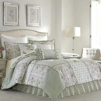 Laura Ashley Harper Green 14x20 Decorative Pillow