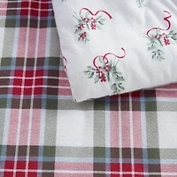 Martha Stewart Yuletide Spruce Plaid Easy Care Comforter Set