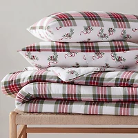 Martha Stewart Yuletide Spruce Plaid Easy Care Comforter Set