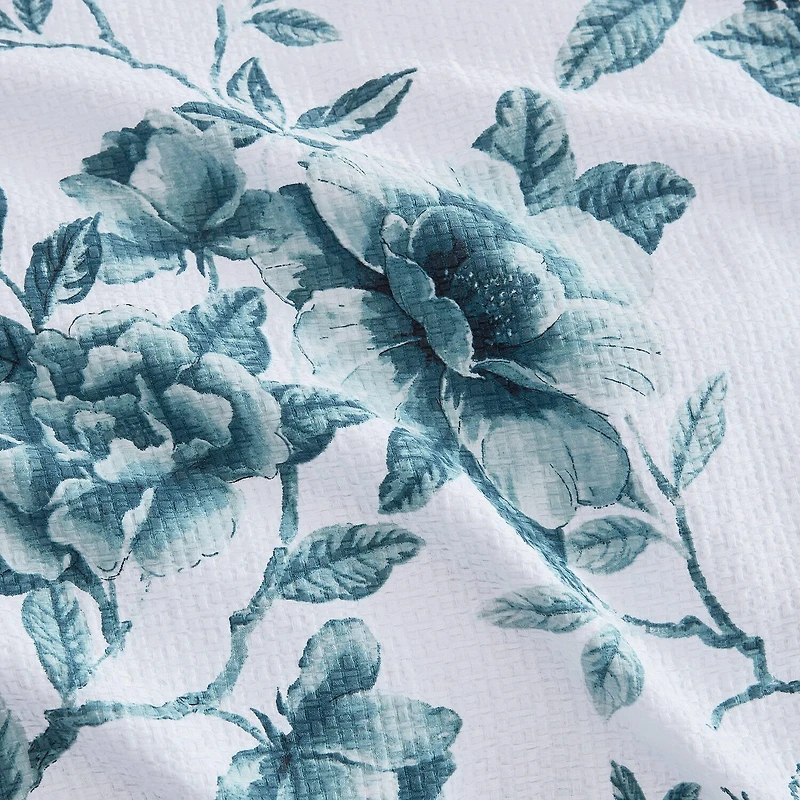 Martha Stewart Vivian Floral Easy Care Duvet Cover Set
