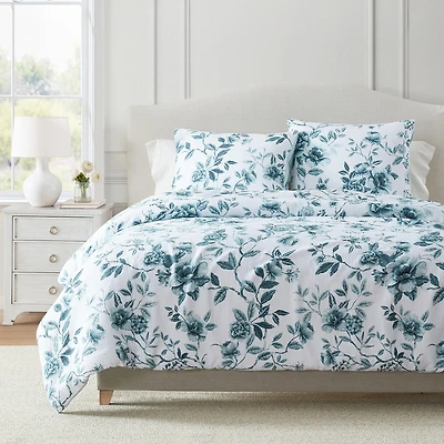 Martha Stewart Vivian Floral Easy Care Comforter Set