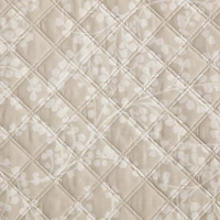 Martha Stewart Layered Branches Easy Care Quilt Set