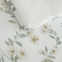 Martha Stewart Hazel Floral Easy Care Duvet Cover Set
