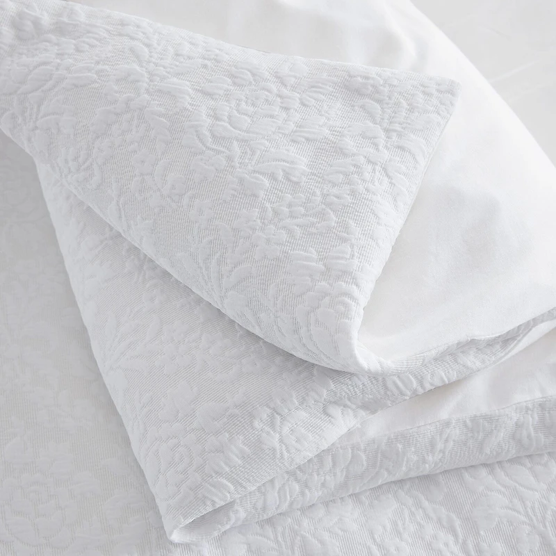 Martha Stewart Garden Trellis Easy Care Duvet Cover Set
