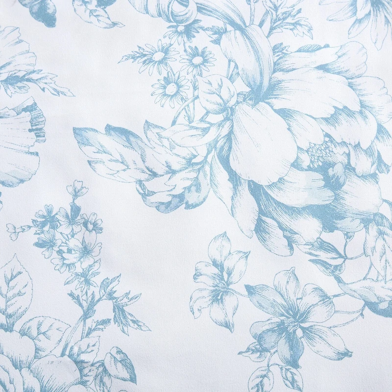 Laura Ashley Delphine Queen 3-pc. Easy Care Comforter Set