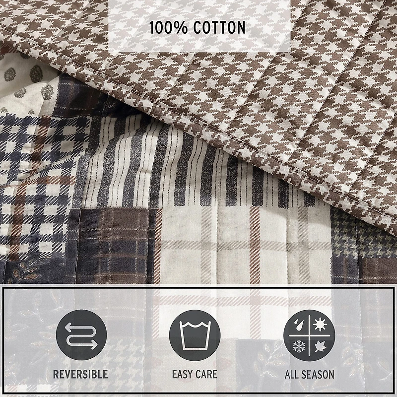 Eddie Bauer Antique Easy Care Quilt Set