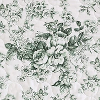 Laura Ashley Toile Delight Easy Care Quilt Set
