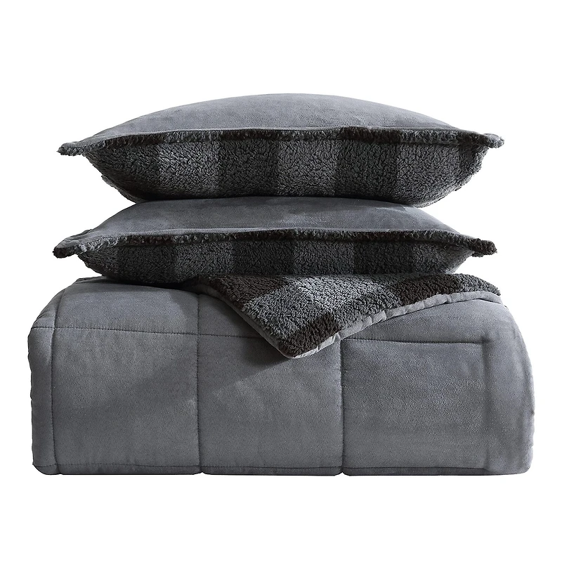 Eddie Bauer Cabin Plaid Easy Care Comforter Set
