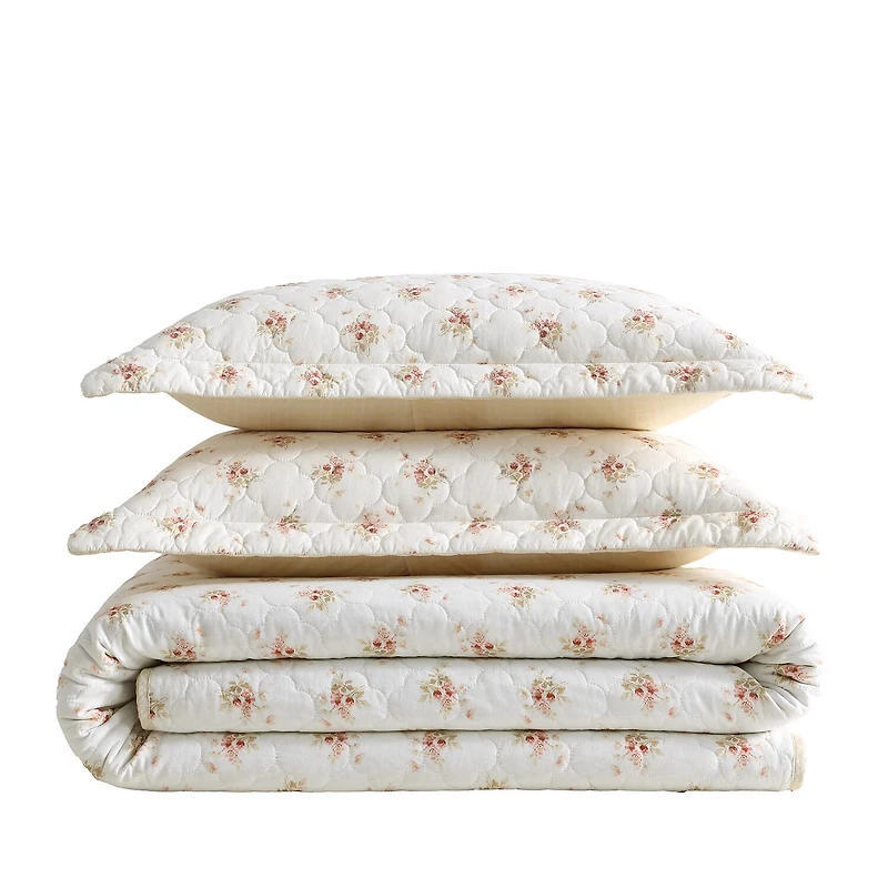 Laura Ashley Dorrie Easy Care Quilt Set
