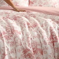 Laura Ashley Toile Delight Easy Care Comforter Set