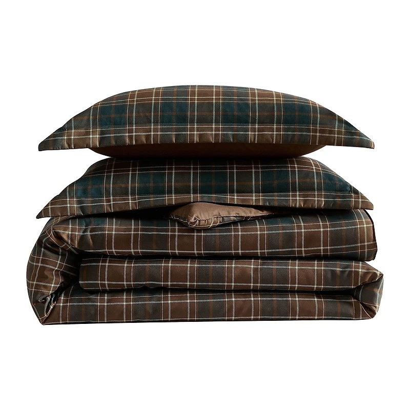 Eddie Bauer Huntley Plaid Easy Care Comforter Set