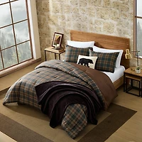 Eddie Bauer Huntley Plaid Easy Care Comforter Set
