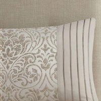 Madison Park Maisie 12-pc. Damask Jacquard Complete Bedding Set with Sheets